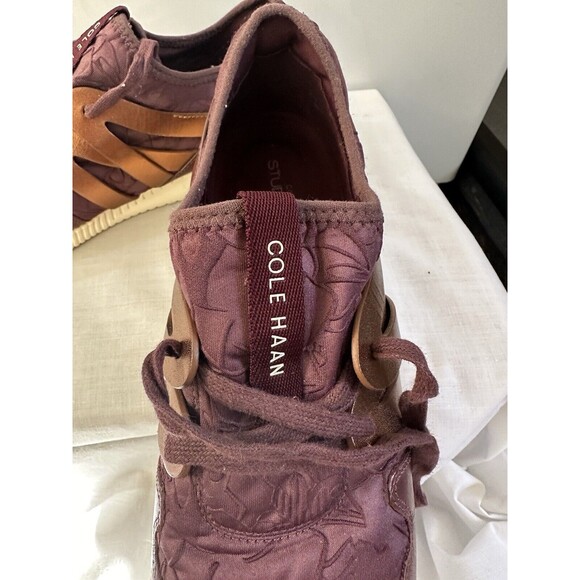 Cole Haan Shoes Women 10B 2.0 StudioGrand Purple Floral Trainer Sneaker W04208 - Picture 16 of 16